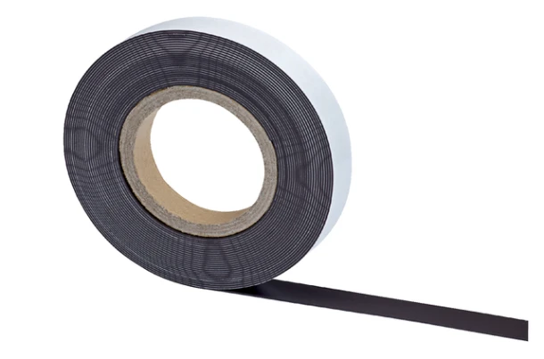 Magneetband zelfklevend wit 35mm rol à 10m