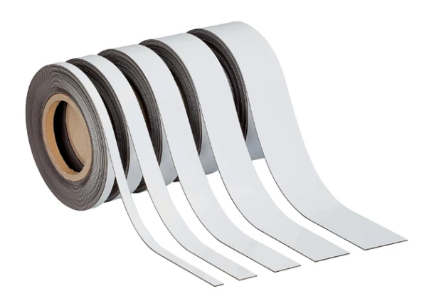 Magneet Etiketband Maul 10mx10mmx1mm Wisbaar Wit