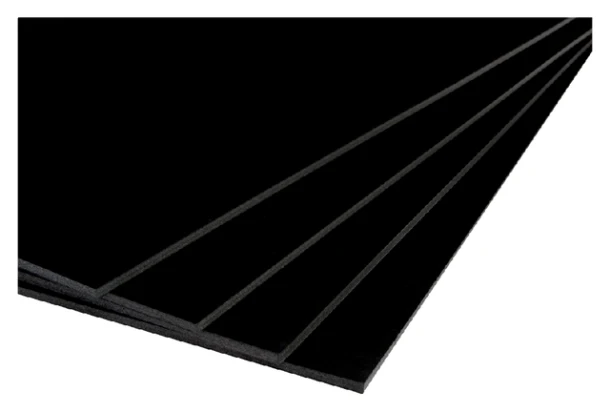 Foamboard A4 2-zijdig 5mm zwart pak 10 stuks