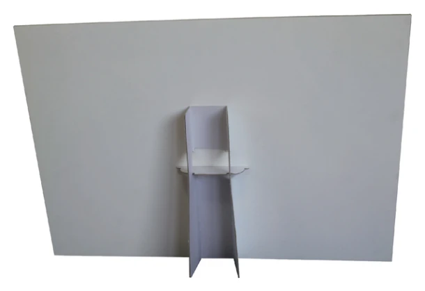 Foamboard steun A3 178X190mm wit pak 10 st.