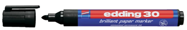 Viltstift Edding 30 Brilliant Rond 1.5-3mm Zwart