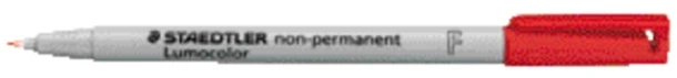 Viltstift Staedtler OHP Lumocolor F316 non perm. rood