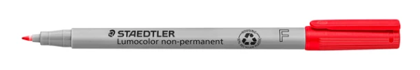 Viltstift Staedtler OHP Lumocolor F316 non perm. rood