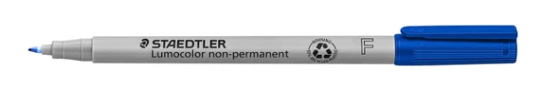 Viltstift Staedtler OHP Lumocolor F316 non perm. blauw