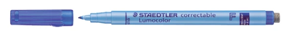 Viltstift Staedtler OHP Lumo F 305 corr. blauw