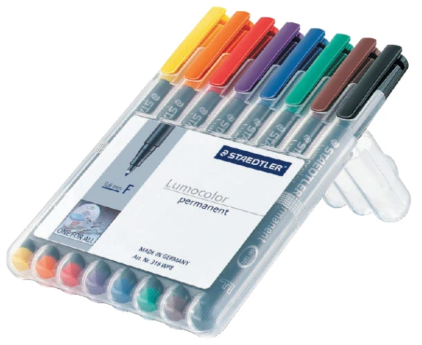 Viltstift Staedtler Ohp Lumo F 318 Perm Wp8