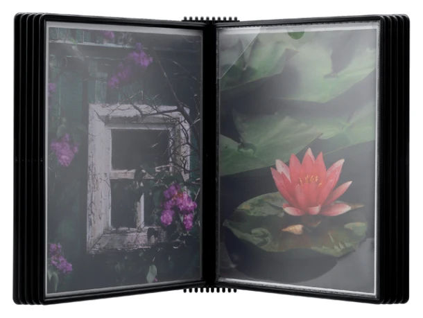 Wandelement Jalema flex-o-frame + 10 tassen zwart