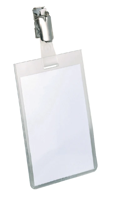 Badge Durable 8002 met clip 60x90mm