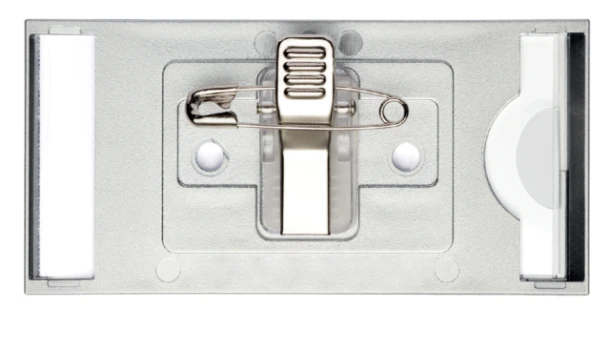 Badge Durable Classic Combiklem 34x74 Zilvergrijs