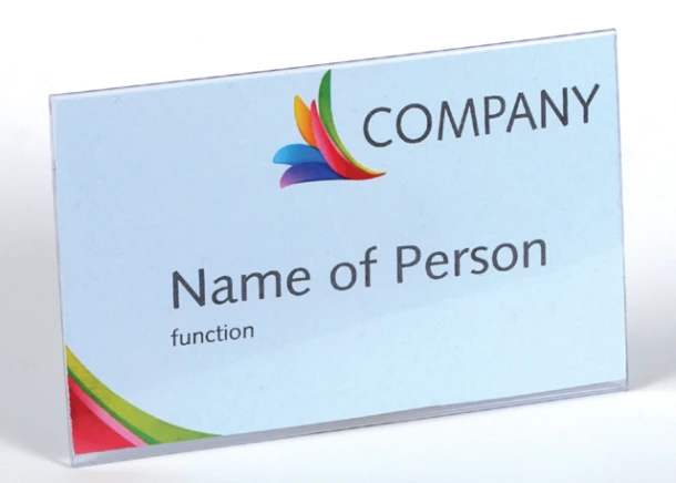 Badge Europel Magnetisch 90x55mm