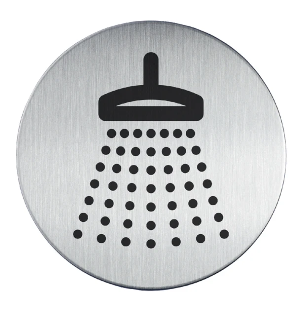 Infobord pictogram Durable 4938 douche 83mm