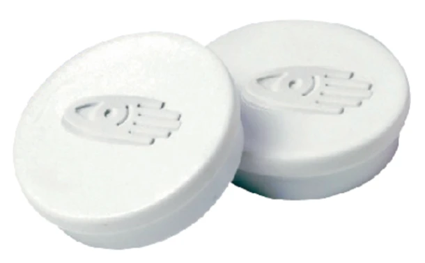 Magneten Lega 20mm wit: dsje 10stuks