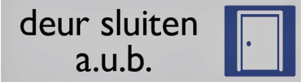 Infobord Posta Pictogram Deur Sluiten