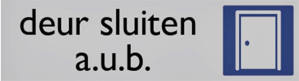 Infobord Posta Pictogram Deur Sluiten