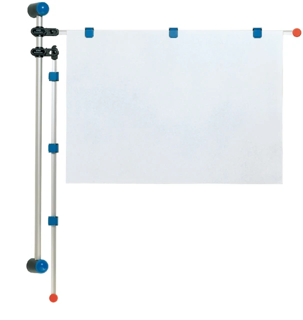 Planhouder Hebel, wandstatief compleet 62530 grijs