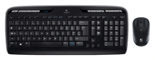 Toetsenbord (Qwerty) en muis Logitech MK330 draadloos zwart