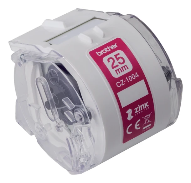 Labeletiket Brother Cz-1004 25mmx5m Kleur