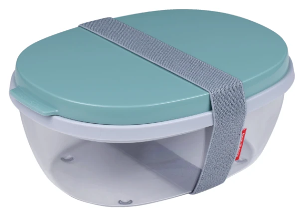 Saladebox Mepal Ellipse Nordic groen