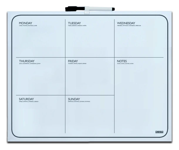 Planbord Desq (4216) week 40x50cm magnetisch