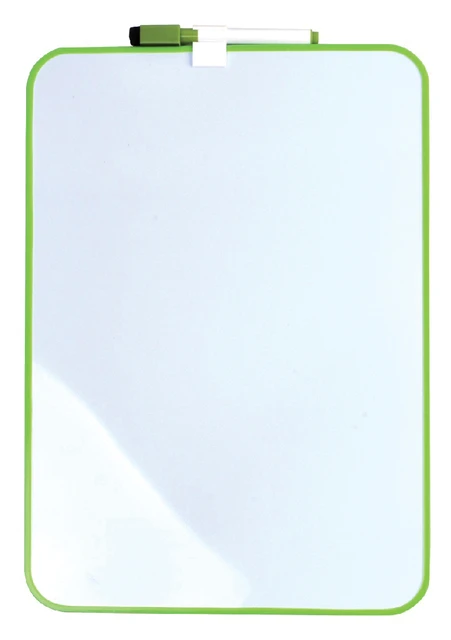 Whiteboard Desq 24x34cm + Marker Groen Profiel