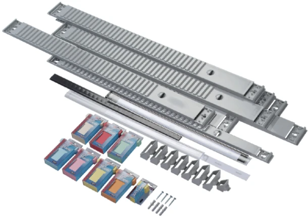 Weekplanner Atlanta A 5540-5811, 35-vaks grijs