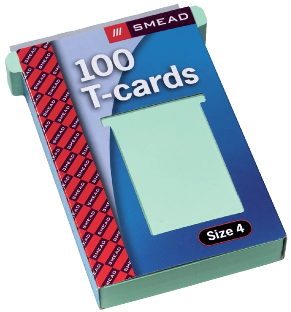 Planbordkaarten 107mm A 5547-45 groen; 100st