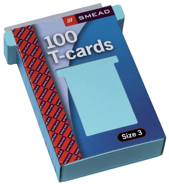 Planbordkaarten 80mm A 5548-36 blauw; 100st