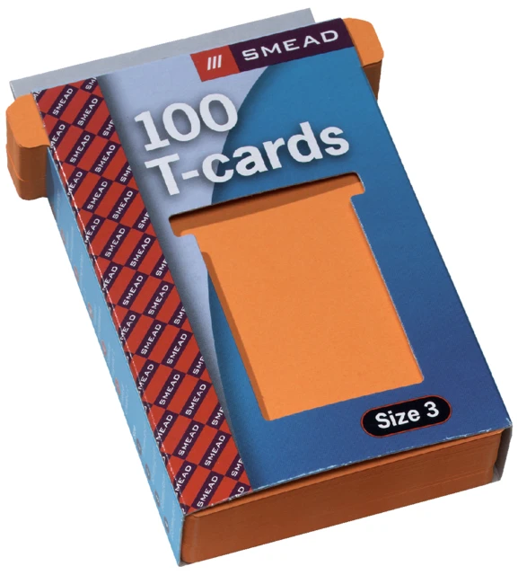 Planbordkaarten 80mm A 5548-323 oranje; 100st