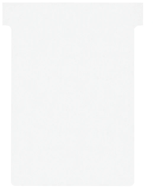 T-kaart Nobo nr.3 80mm blauw 100 stuks