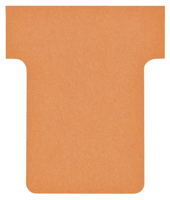T-kaart Nobo nr 1.5 36mm oranje 100 stuks