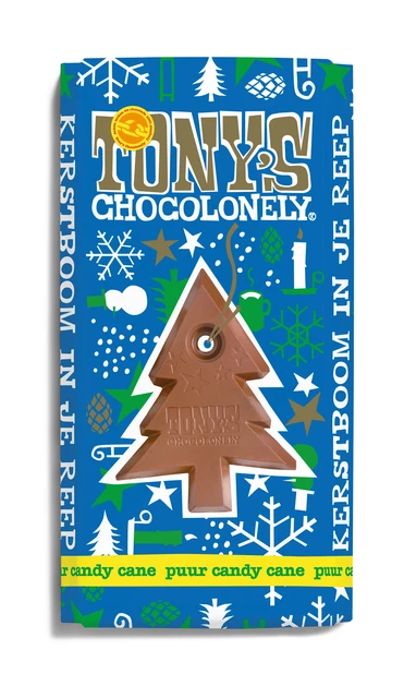 Chocolade Tony'S Chocolonely Puur Mint Candy Cane