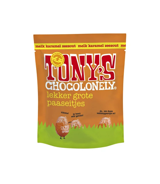 Chocolade Tony‘S Paaseitjes Melk Kar Zeezout