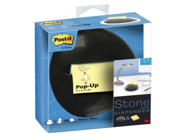 Post-it Z-note dispencer Stone + 1 blokje