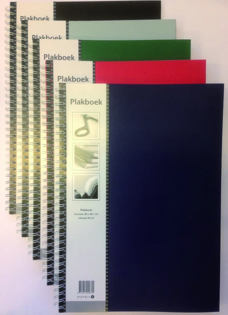 Plakboek Papyrus 400x280mm 40vel assorti (894075)