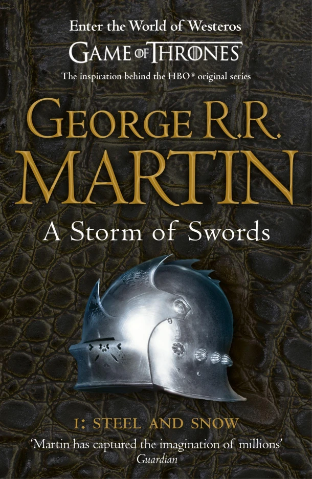 A Storm of Swords: Part 1 Steel and Snow – George R.R. Martin – boek cover