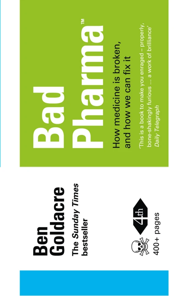Bad Pharma – Ben Goldacre – boek cover