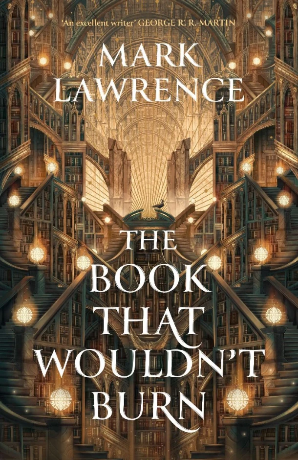 The Book That Wouldn¿t Burn – Mark Lawrence – boek cover