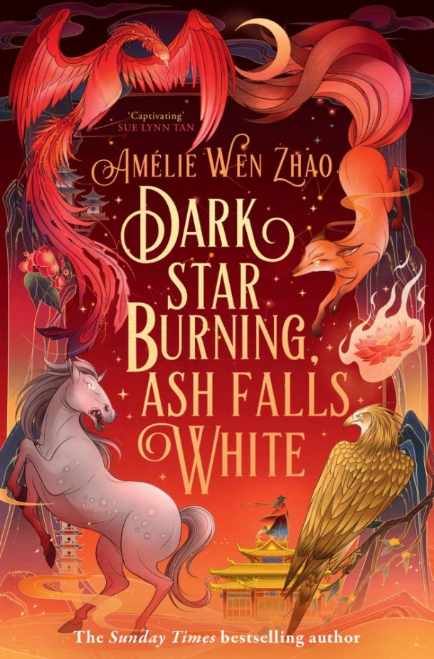 Dark Star Burning, Ash Falls White – Amelie Wen Zhao – boek cover