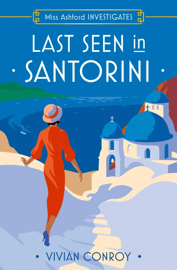 Last Seen in Santorini – Vivian Conroy – boek cover