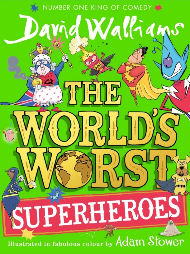 The World's Worst Superheroes – David Walliams – boek cover
