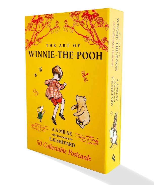 The Art of Winnie-the-Pooh: 50 Collectable Postcards – Disney – boek cover