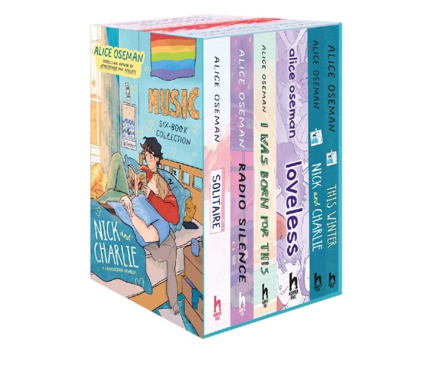 Alice Oseman Six-Book Collection Box Set (Solitaire, Radio Silence, I Was Born For This, Loveless, Nick and Charlie, This Winter) – Alice Oseman – boek cover