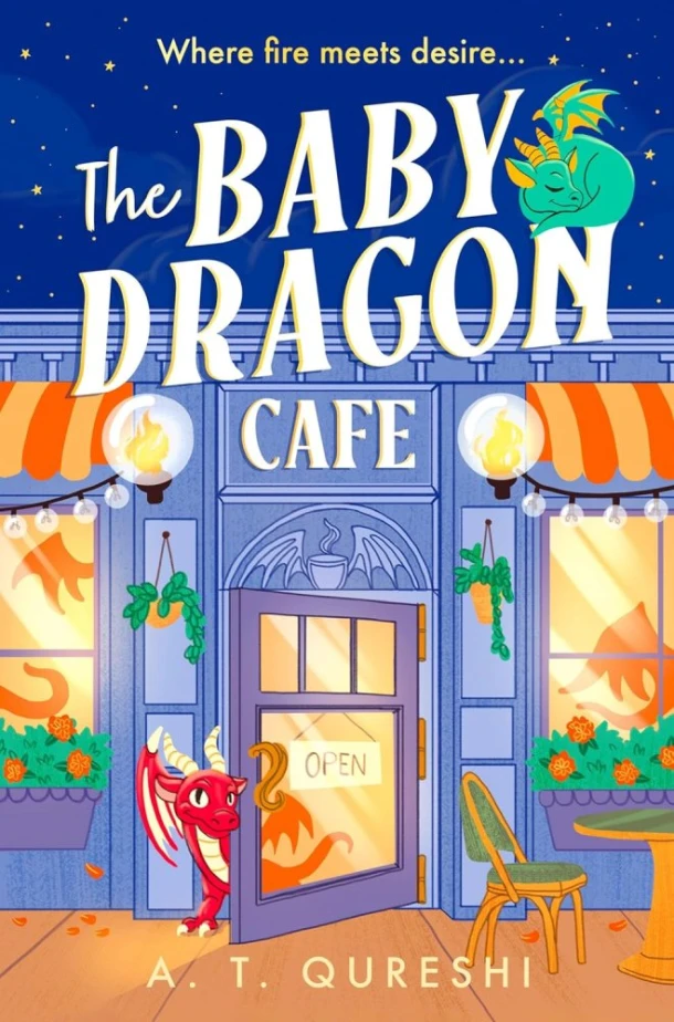 The Baby Dragon Cafe – A. T. Qureshi – boek cover