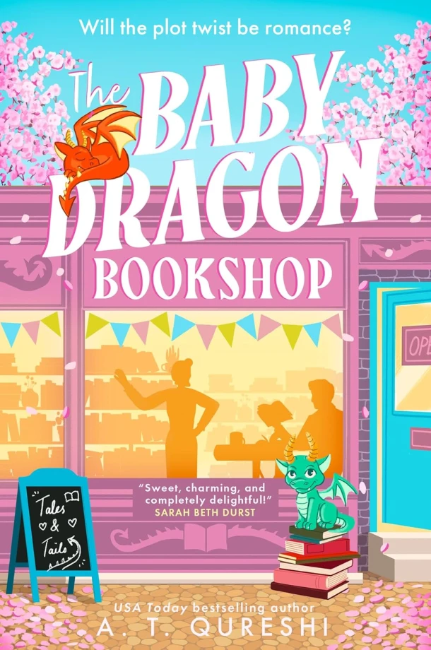 The Baby Dragon Bookshop – A. T. Qureshi – boek cover