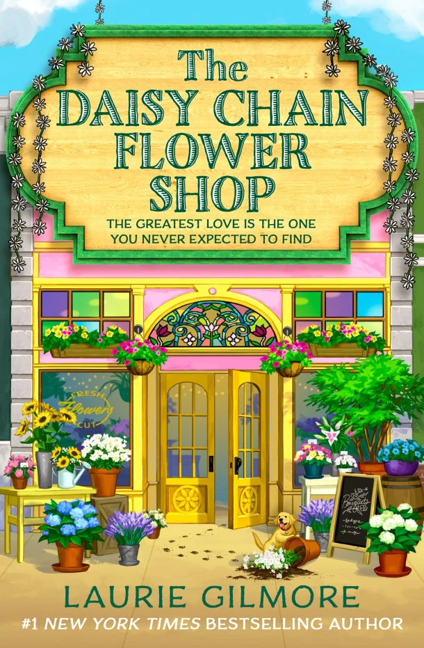 The Daisy Chain Flower Shop – Laurie Gilmore – boek cover
