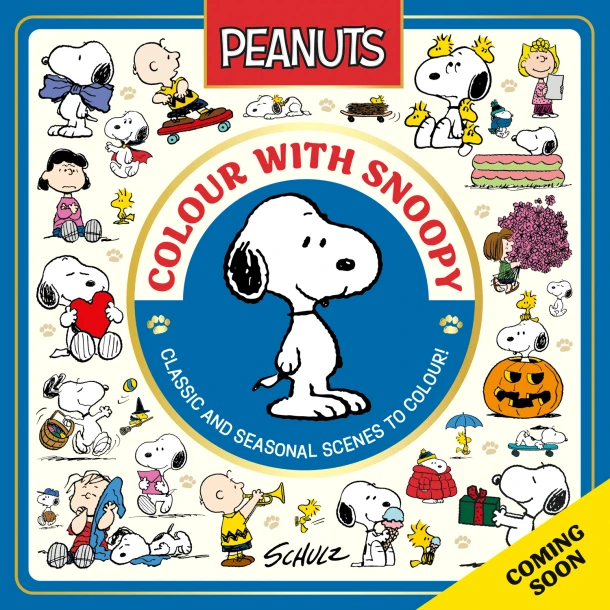 Official Peanuts: Colour with Snoopy – Charles M. Schulz – boek cover