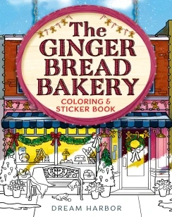 The Gingerbread Bakery Coloring and Sticker Book – Laurie Gilmore – boek cover