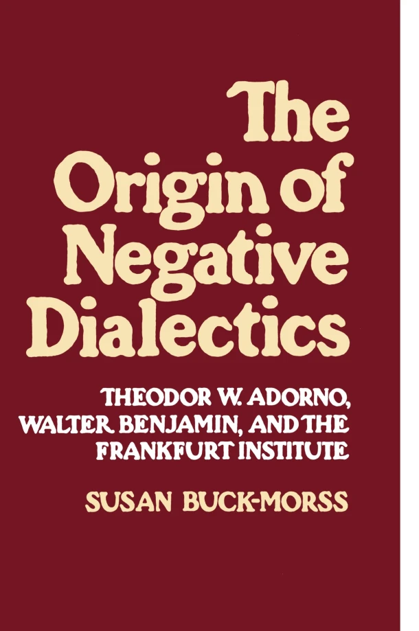 Origin of Negative Dialectics – Susan Buck-Morss – boek cover
