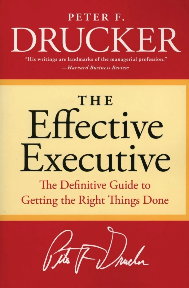 The Effective Executive – Peter F Drucker – boek cover