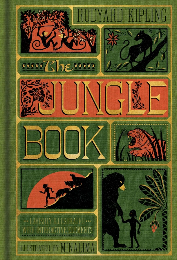 The Jungle Book (MinaLima Edition) (Illustrated with Interactive Elements) – Rudyard Kipling – boek cover